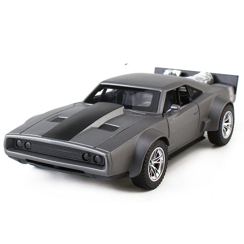 合金车模道奇战马肌肉跑车回力小汽车模型儿童礼物玩具车
