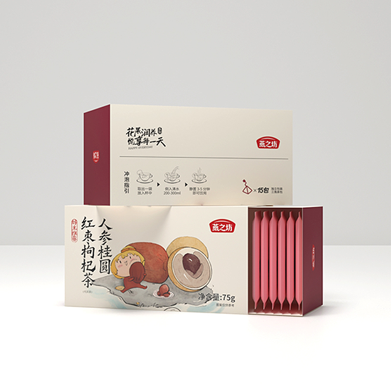 燕之坊 人参桂圆红枣枸杞茶75g