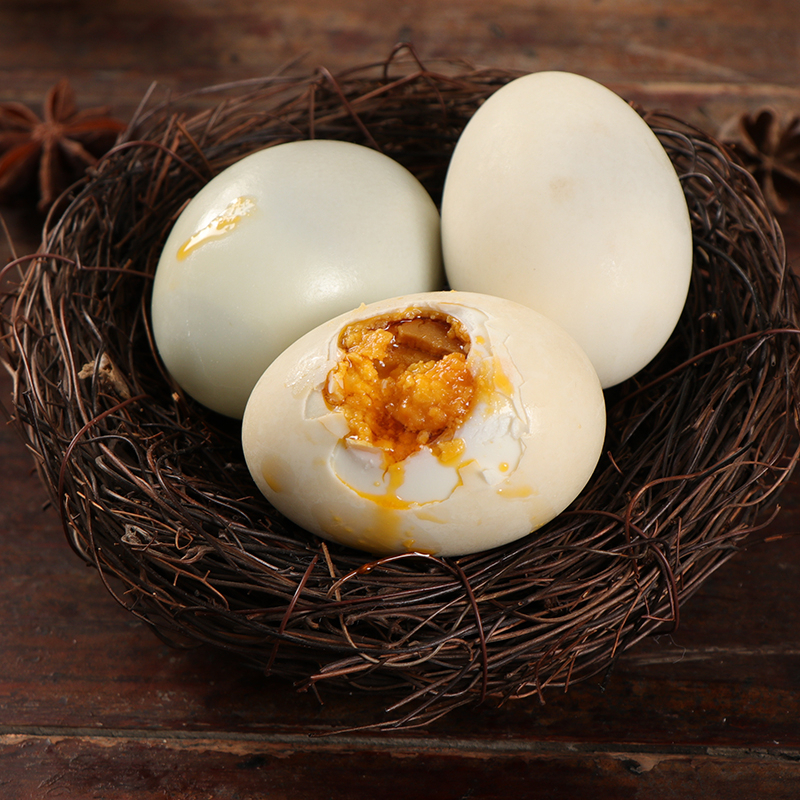 溢流香熟食咸鸭蛋(绿色食品)55g-2