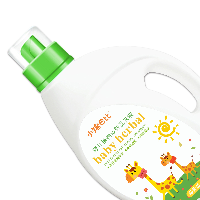 小猪巴比婴儿植物多效洗衣液(洋甘菊香)3L/瓶