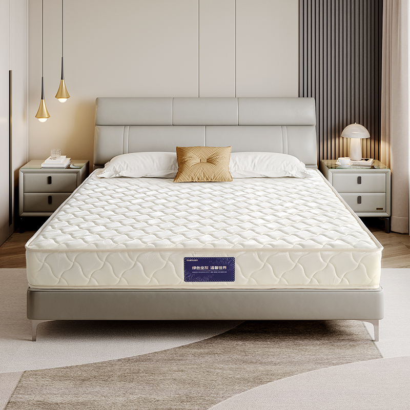 全友家居椰棕精钢弹簧床垫 正反双面家用垫子双人床垫dg70002