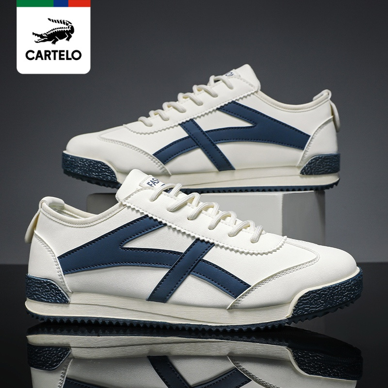 线下专柜同款卡帝乐鳄鱼cartelo新款男士运动男鞋休闲鞋潮流板鞋阿甘