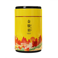 福岗金骏眉红茶蜜香型茶叶礼盒装武夷山桐木关金俊眉散茶罐装暖冬