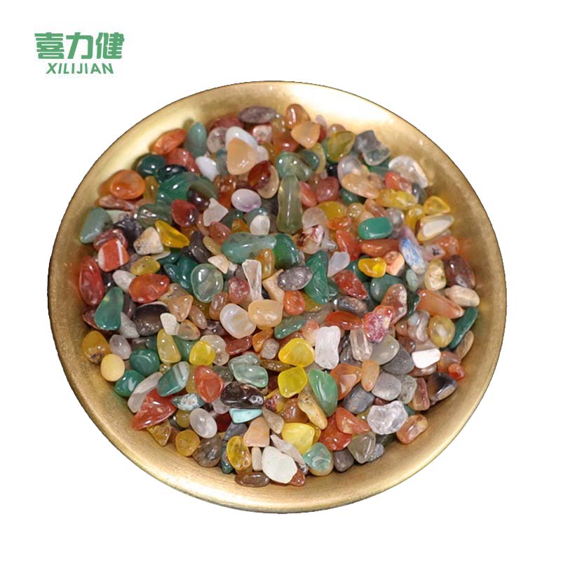 喜力健 雨花石 小粒彩色-0.5*1CM 袋高清大图