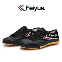 Feiyue/飞跃少林魂田径鞋复古潮国货帆布鞋子男情侣款小白鞋501