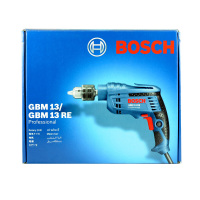 博世手电钻BOSCH手枪钻GBM13RE带正反转调速功能 600w钻金属/钻木头/钻瓷砖0601477584