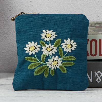 零钱包二材料包绣绷刺绣diy零钱包包手工创意制作成人初学布艺材料包