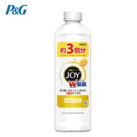 [除菌柠檬味]宝洁(Procter&Gamble) Joy超浓缩去油污洗洁精洗涤剂 除菌替换装 0.4kg 柠檬味