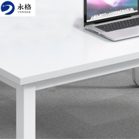 永格会议桌洽谈桌钢木结合长条桌培训桌2400*1200*750
