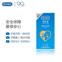 杜蕾斯(Durex) 避孕套 亲昵 12只装 标准款安全套套 男用成人情趣计生用品byt