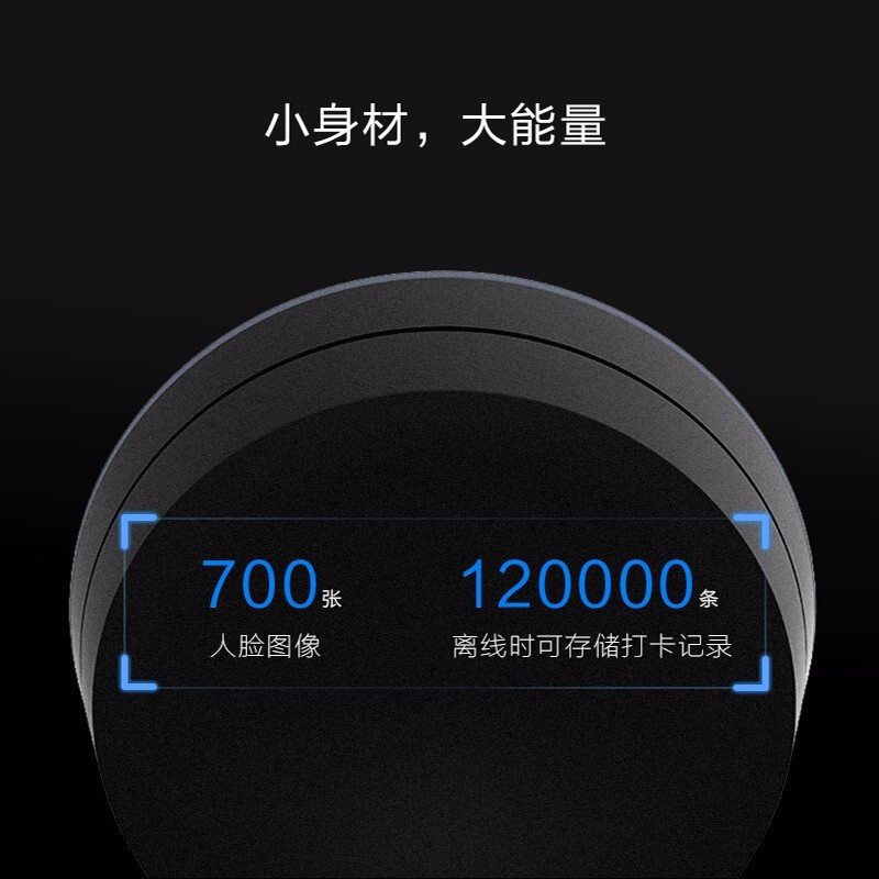 钉钉W1X 智能人脸识别考勤机无线智能打卡机多地多店上班签到人脸机非指纹面部刷脸 (700人脸识别)