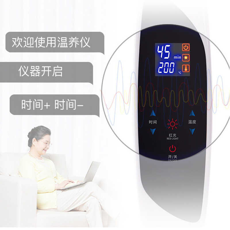 深咖普及版 艾灸家用仪器宫寒理疗熏蒸仪盒随身灸养生美容院专用艾炙灯加艾绒