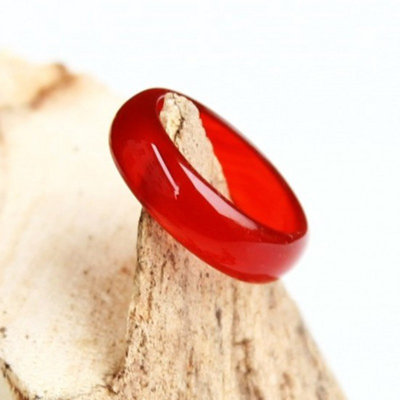 纯咪(Chunmi)时尚戒指58003111 Chunmi青云轩红玛瑙戒指水晶玉髓扳指南 