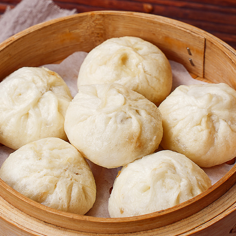 大希地 老面梅干菜鲜肉小笼包125g*8鲜肉包子早餐半成品特色方便速冻