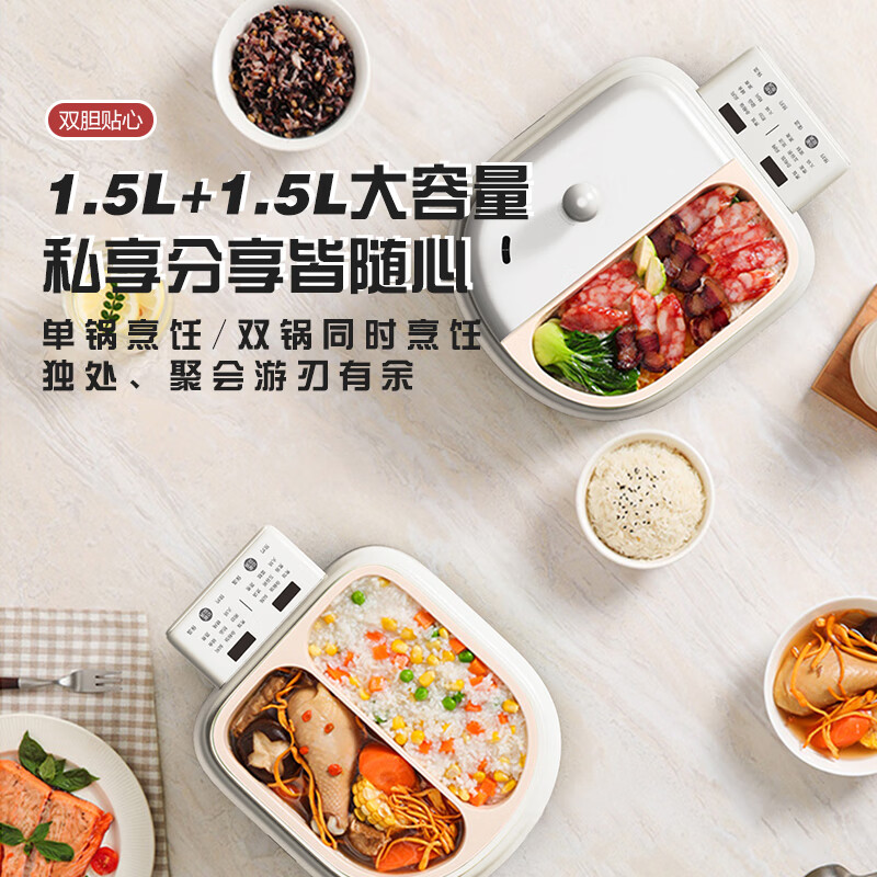 小句双胆电饭锅XJF03高清大图