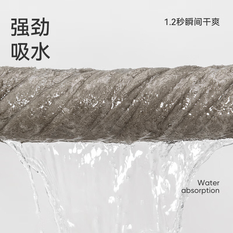 洁玉 五星级酒店品质加厚加大浴巾 750g 160*80cm 桔色高清大图