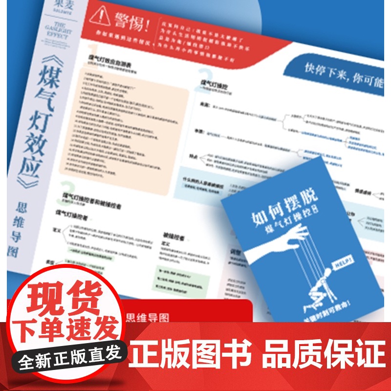 [随书附赠精美笔记本+超大幅四色思维导图]煤气灯效应:识别并摆脱情感操控 罗宾斯特恩著心理学作品中国对外翻译出版社 果麦高清大图
