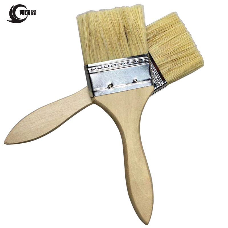 有成鑫 猪毛刷子直柄刷 2.5寸 把高清大图