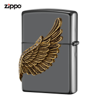 ZIPPO芝宝打火机原装ZIPPO之宝煤油打火机 男友生日礼物 爱情之翼ZBT-1-16a