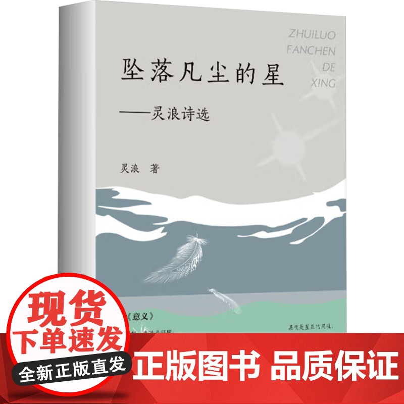 坠落凡尘的星 灵浪诗选 灵浪 著 诗歌词曲高清大图