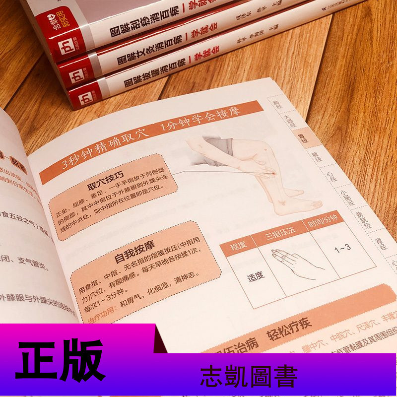 正版全4册书籍经络穴位按摩速查大全+图解艾灸消百病一学就会+图解刮痧消百病一学就会+图解拔罐消百病就会养生保健调理脏
