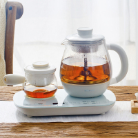 小熊(Bear)煮茶器煮茶壶 0.8L蒸汽喷淋式蒸茶壶养生壶电水壶热水壶304不锈钢烧水壶茶具黑茶ZCQ-A08E1