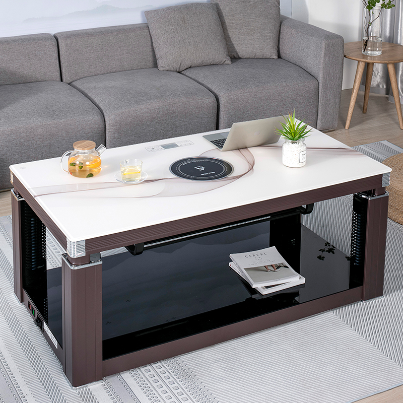 一均取暖茶几取暖桌长方形茶几电暖炉升降取暖器电暖器电暖桌烤火炉