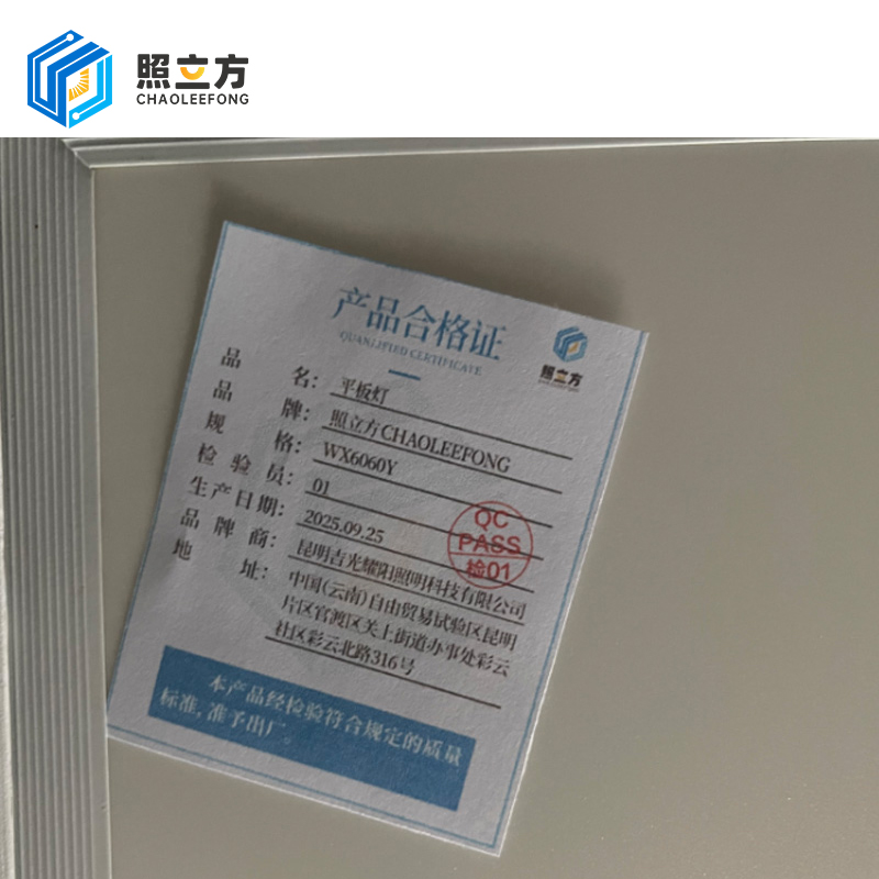 照立方 CHAOLEEFONG 平板灯 WX6060Y 个高清大图