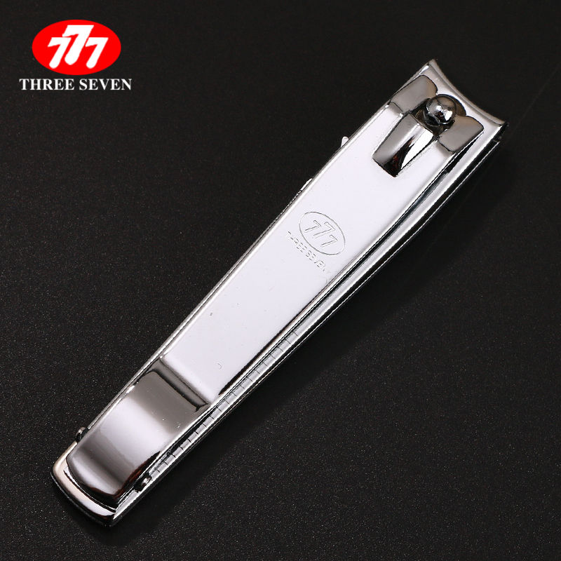 韩国777threeseven指甲刀原装进口大号平口指甲剪带指甲锉单个装成人