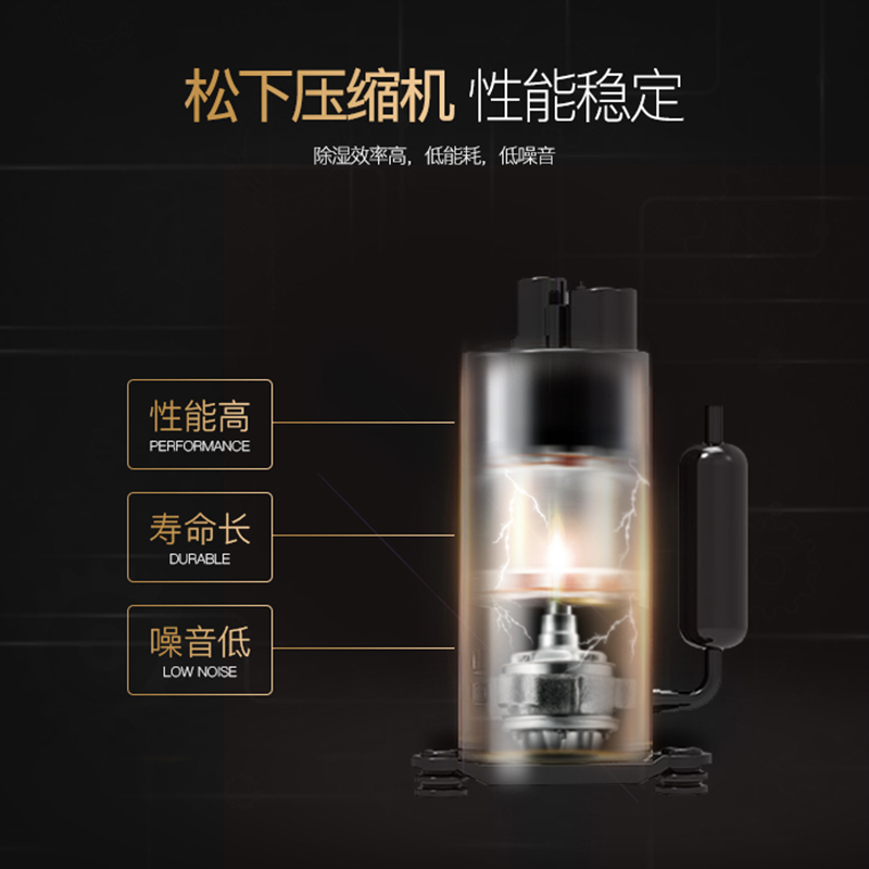 志高(CHIGO)除湿机ZG-D60A2 60L/D智能控制 快速干衣机除湿器抽湿机 家用
