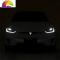 舒适主义特斯拉 tesla model x s反光车标贴膜装饰车贴轮毂把手改装配件 MODELS一代反光白色全套