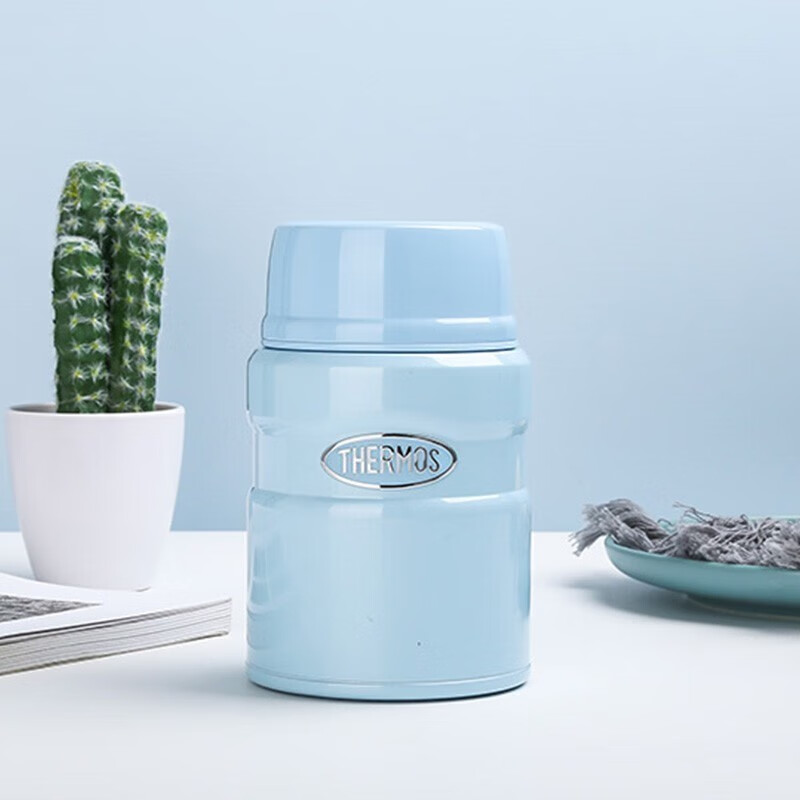 膳魔师(THERMOS)焖烧杯保温杯内胆316不锈钢焖烧罐520ML黑色 TCLF-520S-MBK高清大图