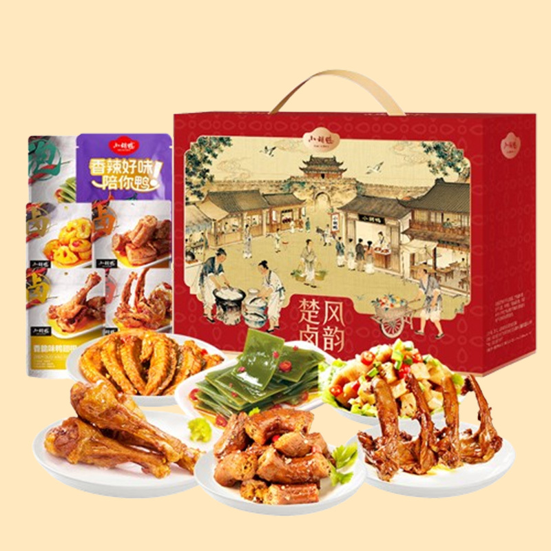 小胡鸭卤味礼盒风卤韵楚乐礼1032g熟食卤味口味正宗卤香醇厚高清大图