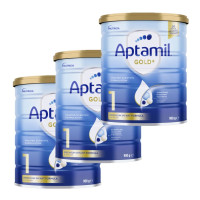 26年效期/Aptamil澳洲爱他美金装奶粉1段900g/罐装 0-6个月宝宝牛奶粉进口婴幼儿一段奶粉新西兰 新旧随机