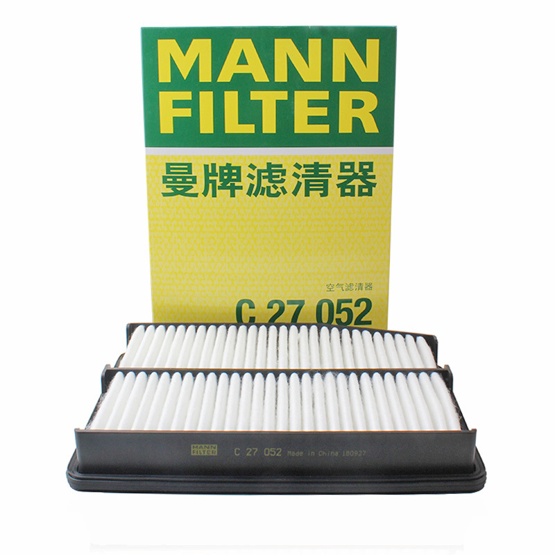 曼牌(MANN)空气滤C27052适配13-15款索纳塔八/13-17款现代ix35/12-15款起亚K5/智跑