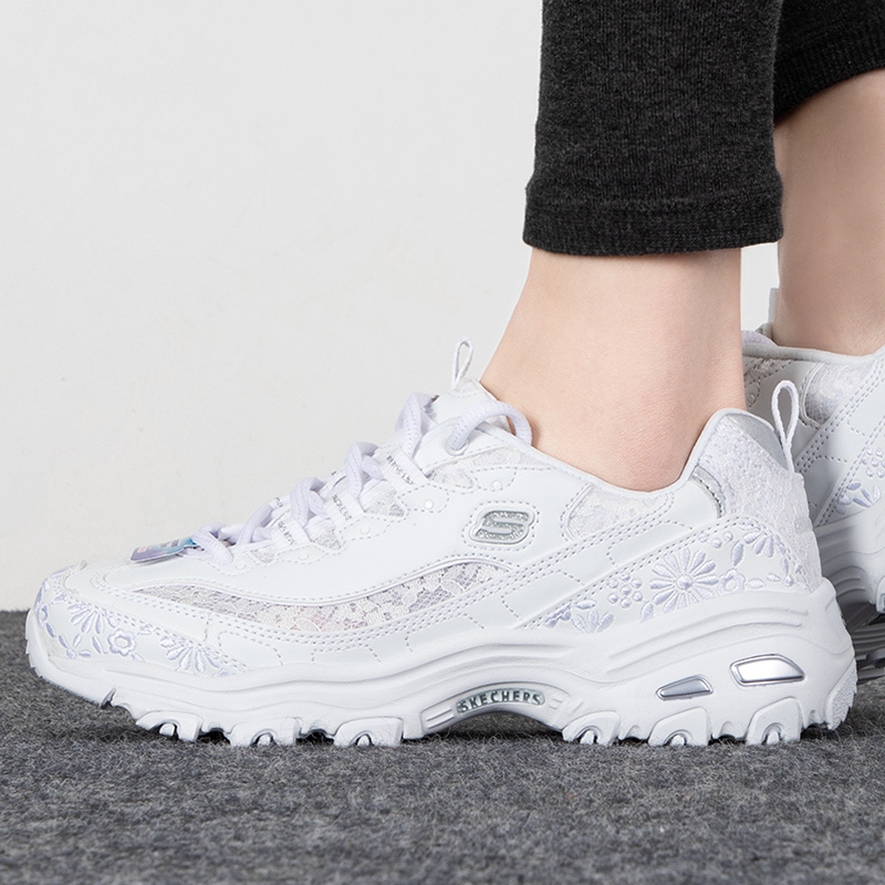 斯凯奇 女板鞋/休闲鞋 896085-WHT