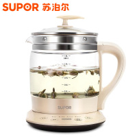 苏泊尔（SUPOR）SWF18E30A 养生壶加厚高硼硅玻璃壶体温控煎药壶煮茶壶全自动电热水壶保温壶