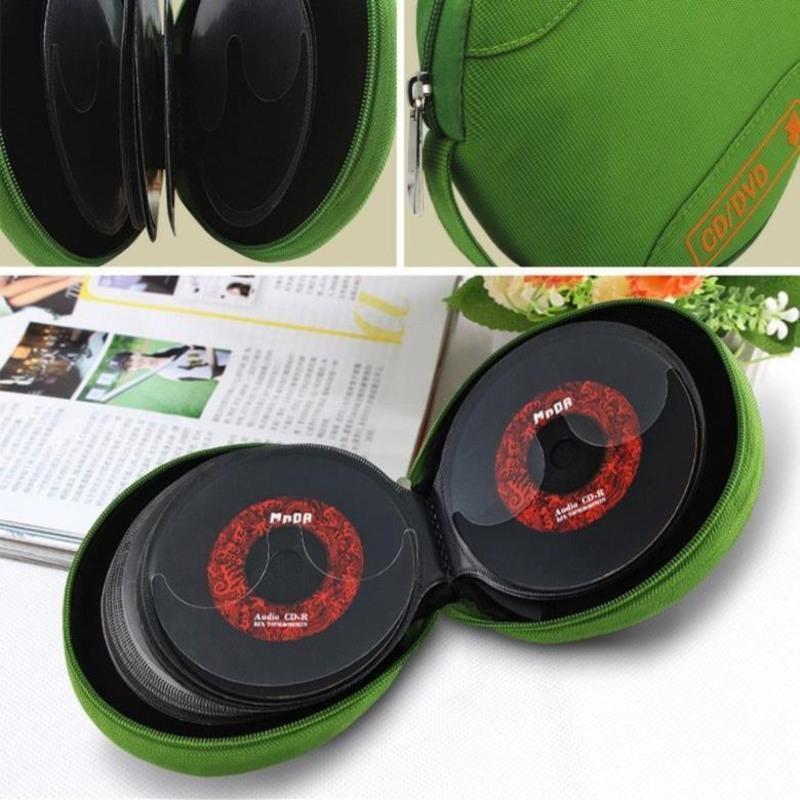 40片帆布包颜色随机mnda时尚防水cd包dvd收纳光碟包大容量cd盒光盘包