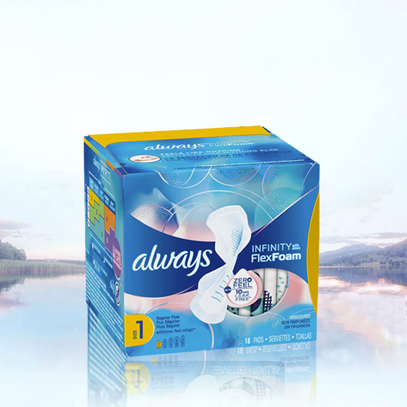 加拿大护舒宝always未来感极护液体卫生巾日用24厘米36片包