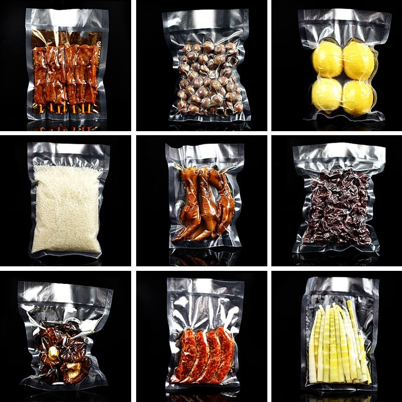 网纹路真空食品包装袋抽真空机塑封口袋卷袋抽气压缩保鲜袋子家用|7x