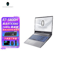 [新品]雷神(ThundeRobot) 911 MR 游戏本 15.6英寸轻薄本笔记本电脑 AMD锐龙R7-5800H 16G 512G+2T机械 RTX3060 144Hz定制版