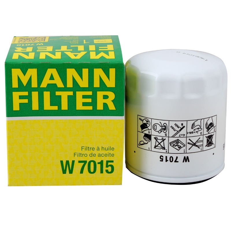 曼牌(MANNFILTER)机油滤清器/机滤W7015(蒙迪欧/致胜/锐界/翼虎/福克斯/嘉年华金牛座发现神行捷豹XFL