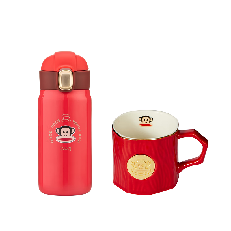 大嘴猴(Paul Homme) 保温杯马克杯温馨套装/ 咖啡杯套装 PFC795T-DH高清大图