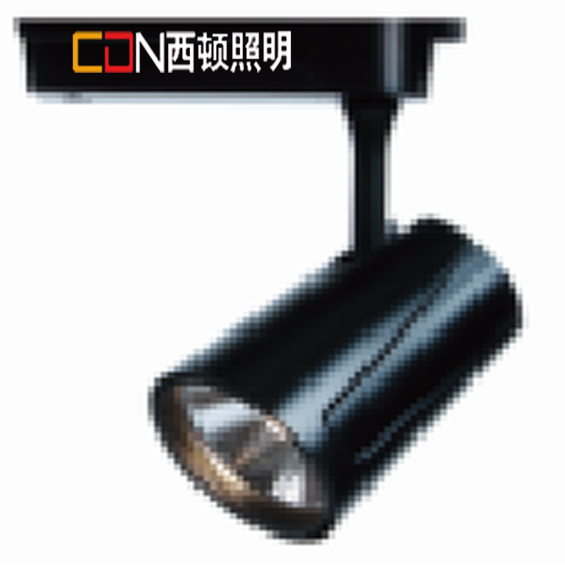 西顿照明 T4P轨道灯 CSR2e 35W 3000K高饱和专用光色 25° 鲜花区 黑色