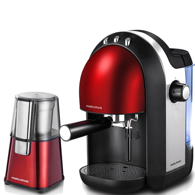 MORPHY RICHARDS/摩飞电器 MR4667/MR4667A 摩飞意式半自动咖啡机家用蒸汽