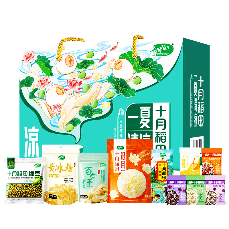 十月稻田 一夏清凉礼盒礼盒2.1kg高清大图