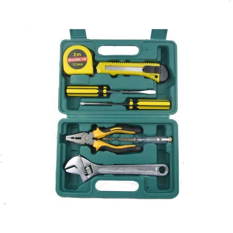 包邮车载维修应急8件套工具箱家用五金汽车用工具包八件组合套装