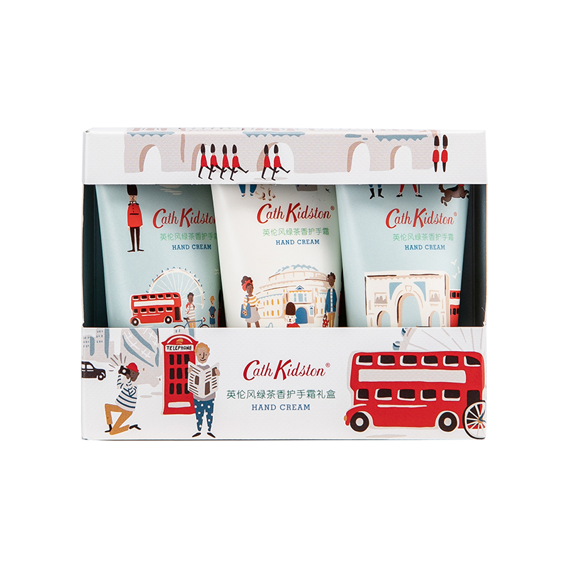 Cath Kidston 英伦风绿茶香护手霜礼盒30g×3支