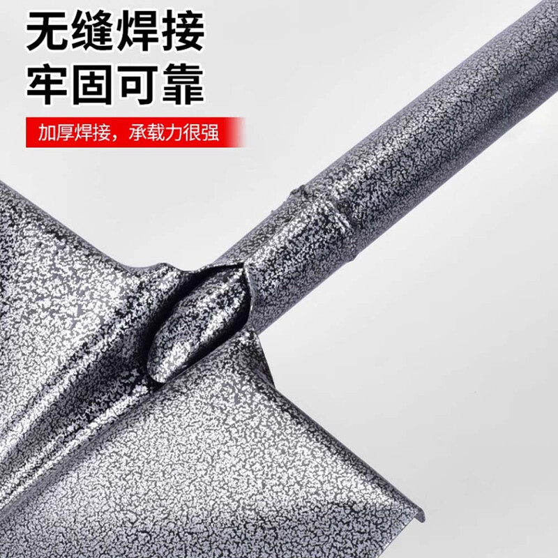 中天华驰铁锹铁铲铁锨挖土尖头铲子平头车载锰钢除雪消防铲雪农用0.75米方高清大图