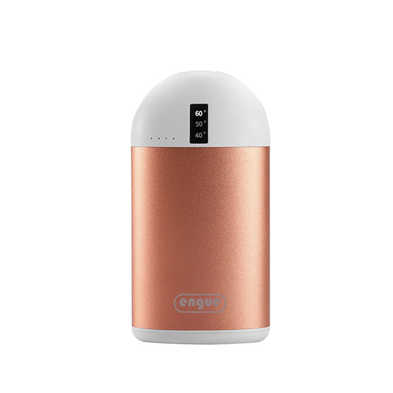 engue恩谷温度显示暖手宝+移动电源EG-LP68玫瑰粉